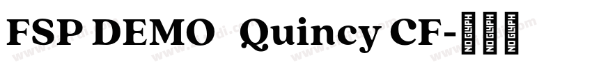 FSP DEMO   Quincy CF字体转换